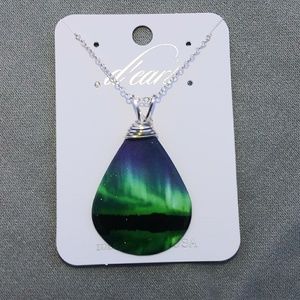 Candelabra Teardrop Necklace